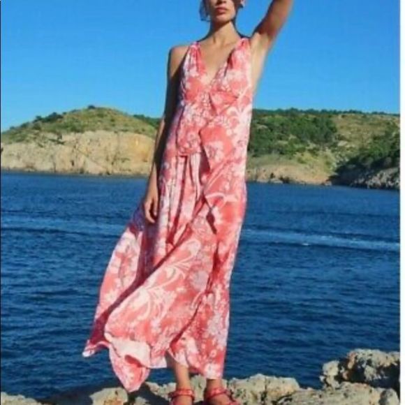 NWOT Free People Ashley maxi dress size 2 - Picture 1 of 7